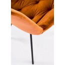 Стул HALMAR K519 корица/черный, поворотный